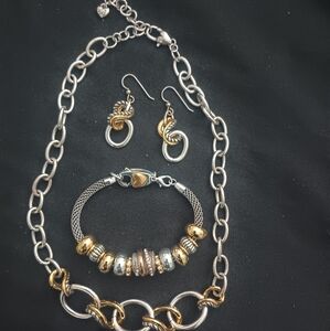 Brighton Silvertone and Gold Set